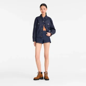 Mitternachtsblau – Jeansjacke