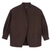 Mocha – Kimonojacke aus technischem Taft Mocha – Kimonojacke aus technischem Taft