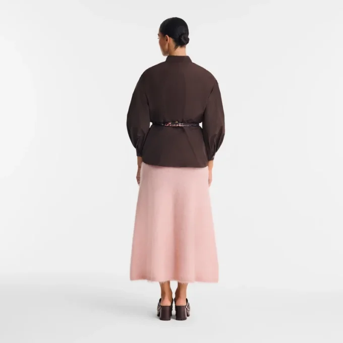 Mocha – Kimonojacke aus technischem Taft Mocha – Kimonojacke aus technischem Taft