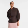 Mocha – Kimonojacke aus technischem Taft Mocha – Kimonojacke aus technischem Taft