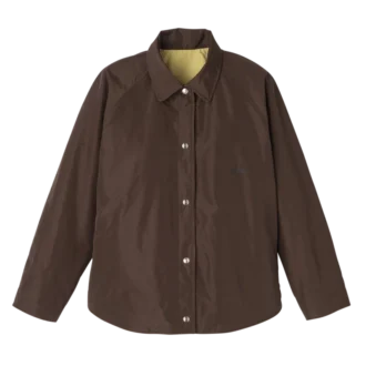 Mokka/Pistazie – Technische Taftjacke mit Wattierung