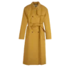 Muskat – Wasserabweisender Trenchcoat aus technischem Canvas