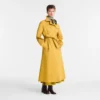 Muskat – Wasserabweisender Trenchcoat aus technischem Canvas
