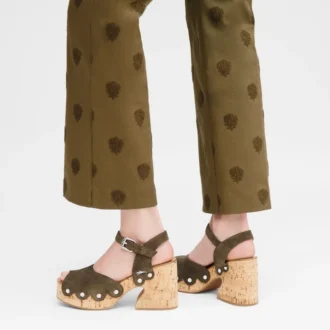 Olive – Leder La Cigale Sandalen