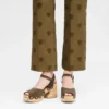 Olive – Leder La Cigale Sandalen Olive – Leder La Cigale Sandalen