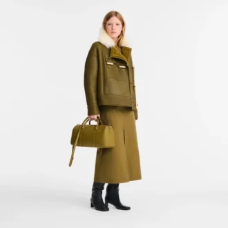 Olive – Lederhandtasche Daylong L