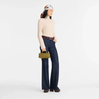 Olive – Lederhandtasche Daylong S