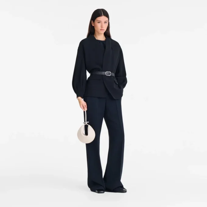 Papier – Leder Le Roseau Clutch