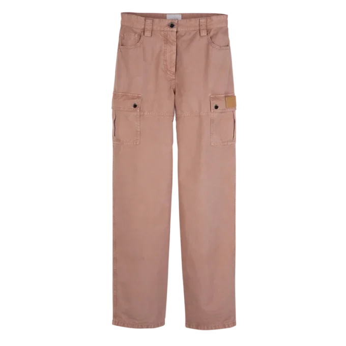 Pink Tea – Überfärbte Baumwollhose