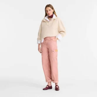 Pink Tea – Überfärbte Baumwollhose