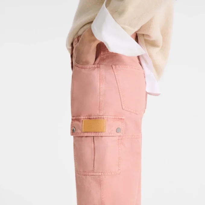 Pink Tea – Überfärbte Baumwollhose