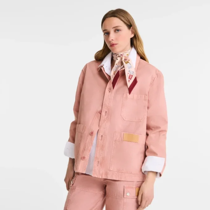 Pink Tea – Überfärbte Baumwolljacke Pink Tea – Überfärbte Baumwolljacke