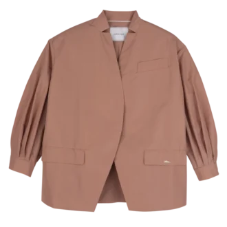 Pink Tea – Kimonojacke aus technischem Taft