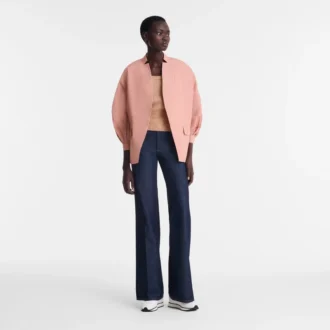 Pink Tea – Kimonojacke aus technischem Taft