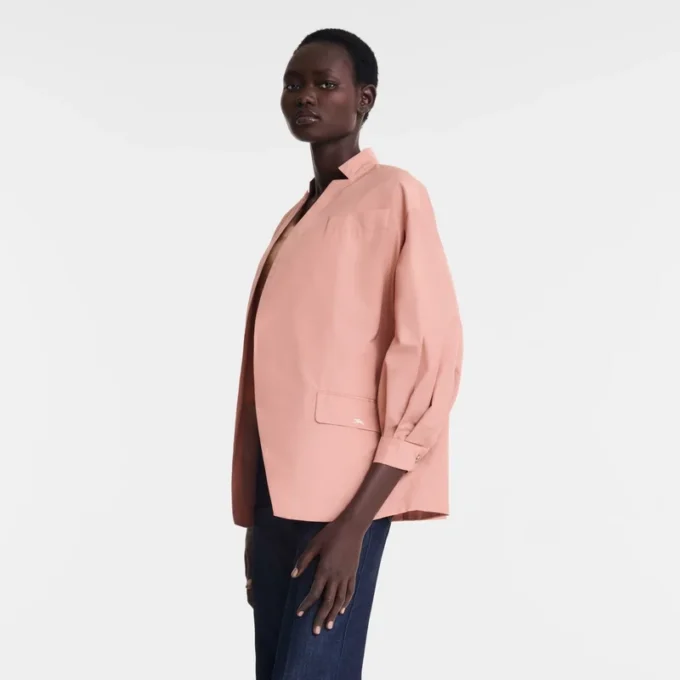Pink Tea – Kimonojacke aus technischem Taft Pink Tea – Kimonojacke aus technischem Taft
