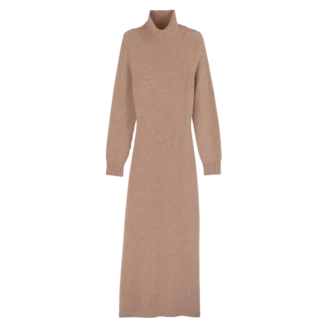 Pink Tea – Langes Strickkleid