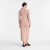 Pink Tea – Langes Strickkleid
