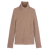 Pink Tea – Strickpullover mit hohem Kragen Pink Tea – Strickpullover mit hohem Kragen