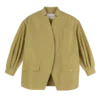 Pistazie – Kimonojacke aus technischem Taft