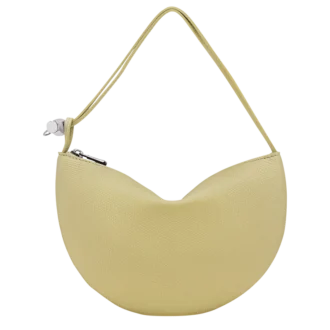 Pistazie – Leder-Clutch Le Roseau