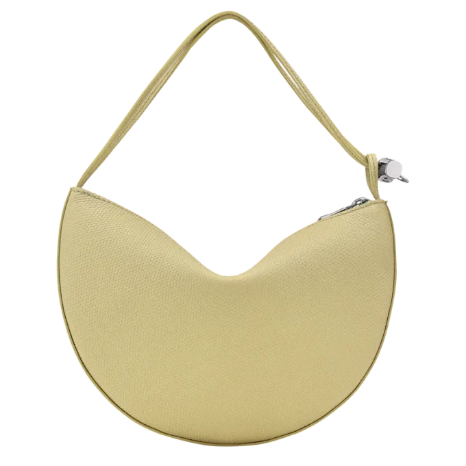Pistazie – Leder-Clutch Le Roseau
