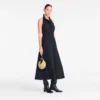 Pistazie – Leder-Clutch Le Roseau