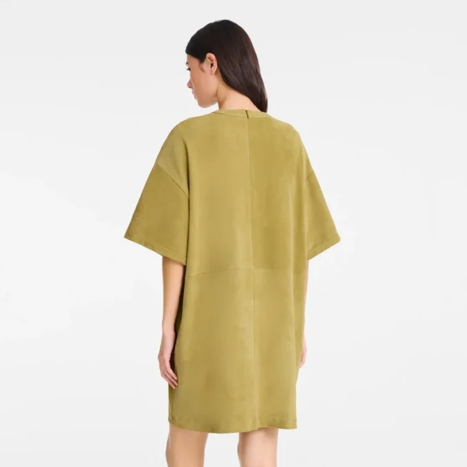Pistazie – Lederkleid