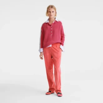 Pullover mit Polokragen