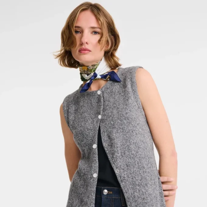 Ärmelloser Cardigan