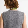 Ärmelloser Cardigan
