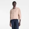 Rosa – Leder-Poloshirt Rosa – Leder-Poloshirt