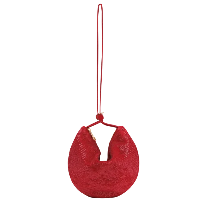 Rot – Canvas Le Roseau Clutch Rot – Canvas Le Roseau Clutch