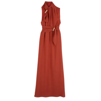 Rot – Gabardine-Kleid