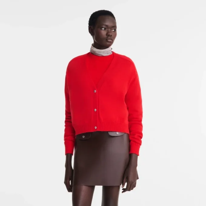 Rot – Strickjacke Rot – Strickjacke
