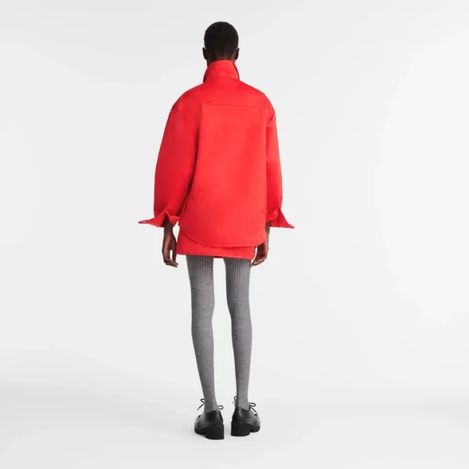 Rot – Techno-Satinhemd Rot – Techno-Satinhemd