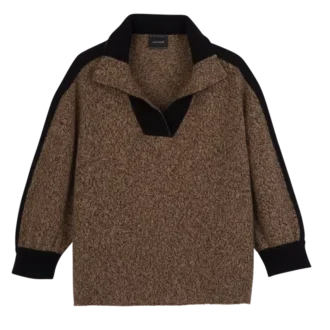 Schokoladenbraun – Strickpullover