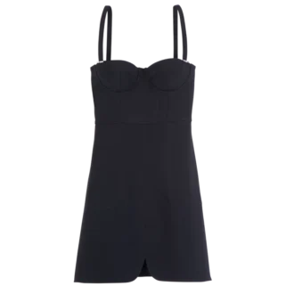 Schwarz – Kreppkleid