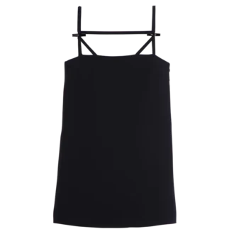 Schwarz – Kreppkleid