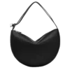 Schwarz – Leder-Clutch Le Roseau