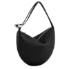 Schwarz – Leder-Clutch Le Roseau