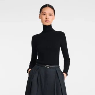 Schwarz – Leder Damen-Gürtel