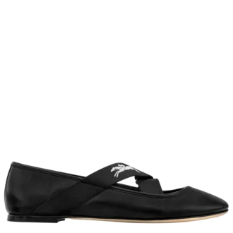 Schwarz – Leder Energy Ballerinas