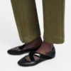 Schwarz – Leder Energy Ballerinas
