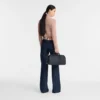 Schwarz – Lederhandtasche Daylong L