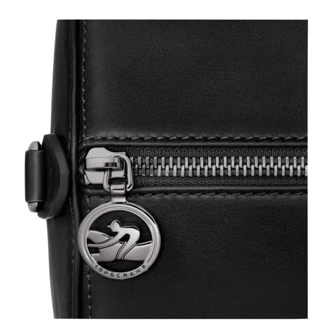 Schwarz – Lederhandtasche Daylong L