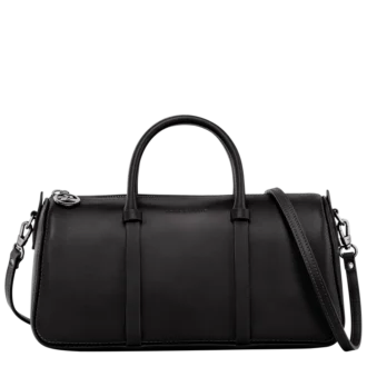 Schwarz – Lederhandtasche Daylong M