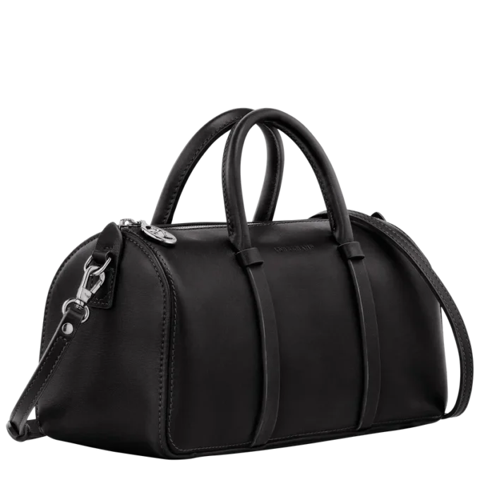 Schwarz – Lederhandtasche Daylong M