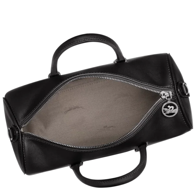 Schwarz – Lederhandtasche Daylong M