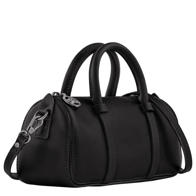 Schwarz – Lederhandtasche Daylong S