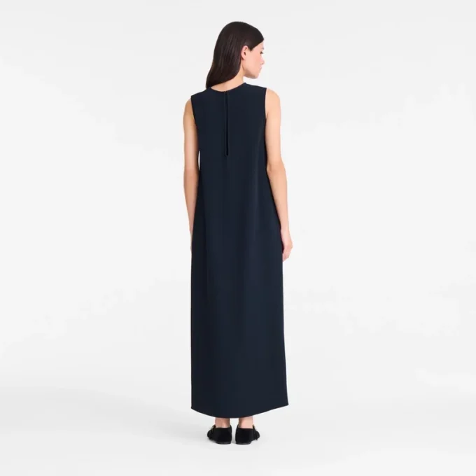 Schwarz – Playsuit aus Krepp